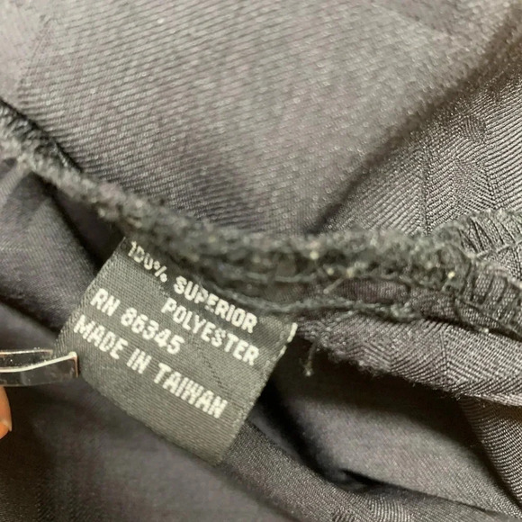 Mens Black Shirt L/36 Vanetti Button Front H47 - Picture 6 of 9